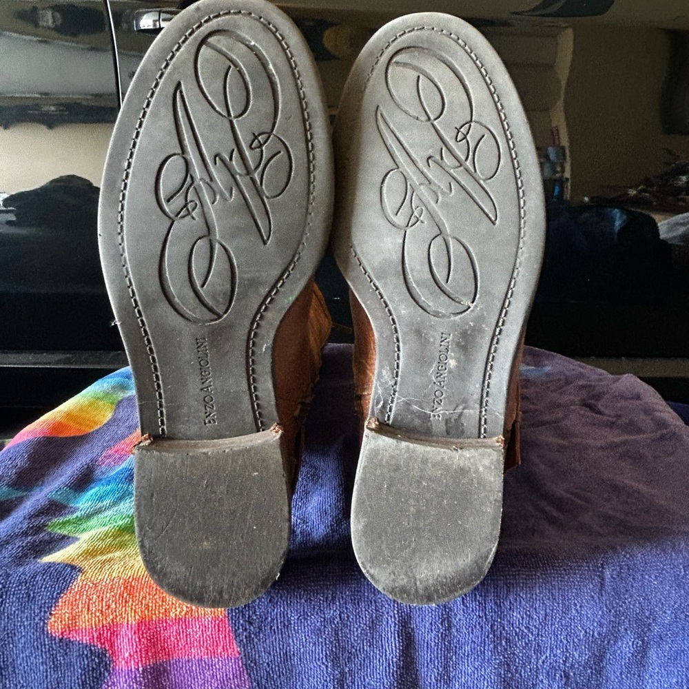 Caramel Color Riding Boots - Picture 6 of 10